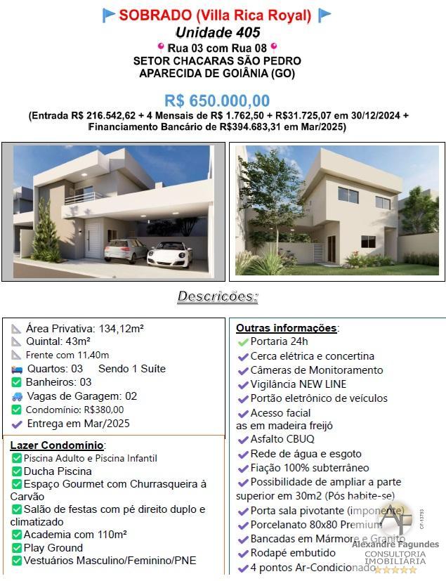 Sobrado, 3 quartos, 134 m² - Foto 3